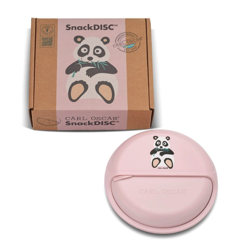 CARL OSCAR disk SNACKDISC™ PANDA bledoružová | 15 cm
