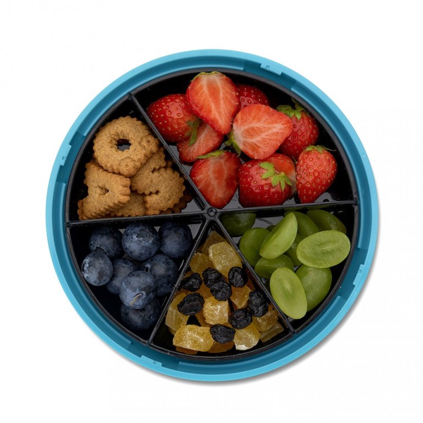 CARL OSCAR disk SNACKDISC™ ŽIRAFKA modrá | 15 cm