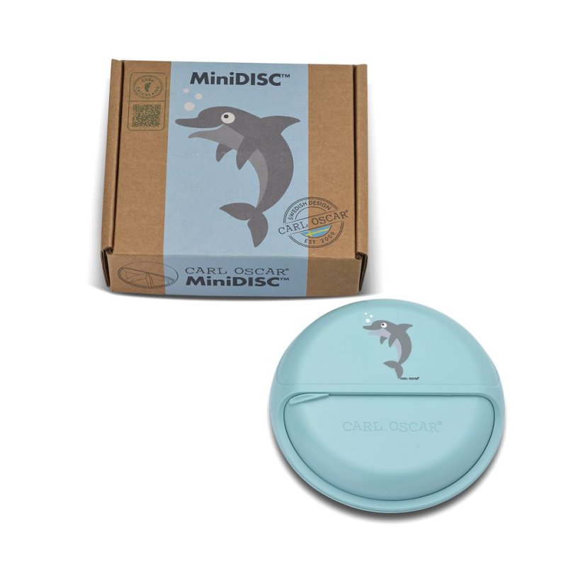 CARL OSCAR disk MINIDISC™ DELFÍN bledomodrá | 12 cm
