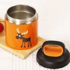 CARL OSCAR TERMO vákuový obedár SOBÍK oranžová