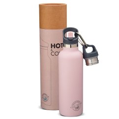 Termofľaša antikor eco CARL OSCAR 700ml PINK s antikor slamkou