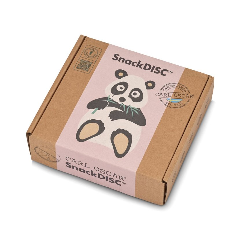 CARL OSCAR disk SNACKDISC™ PANDA bledoružová | 15 cm