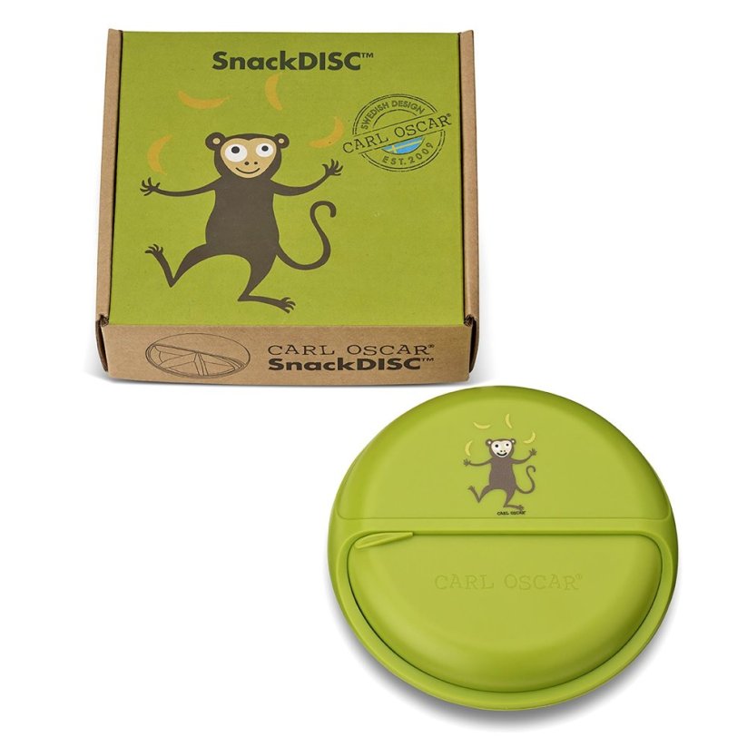 CARL OSCAR disk SNACKDISC™ OPIČKA zelená | 15 cm