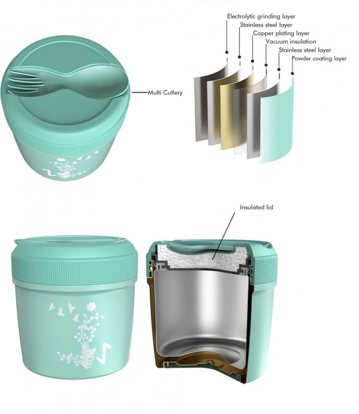 CARL OSCAR TERMO vákuový obedár spirit HARMONY