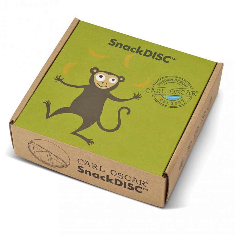 CARL OSCAR disk SNACKDISC™ OPIČKA zelená | 15 cm