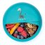 CARL OSCAR disk SNACKDISC™ ŽIRAFKA modrá | 15 cm