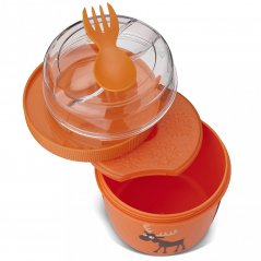 CARL OSCAR N'ICE CUP dóza na jedlo s chladiacim diskom SOBÍK oranžová