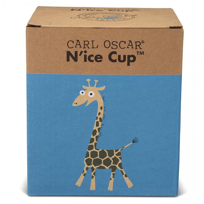 CARL OSCAR N'ICE CUP dóza na jedlo s chladiacim diskom ŽIRAFKA modrá
