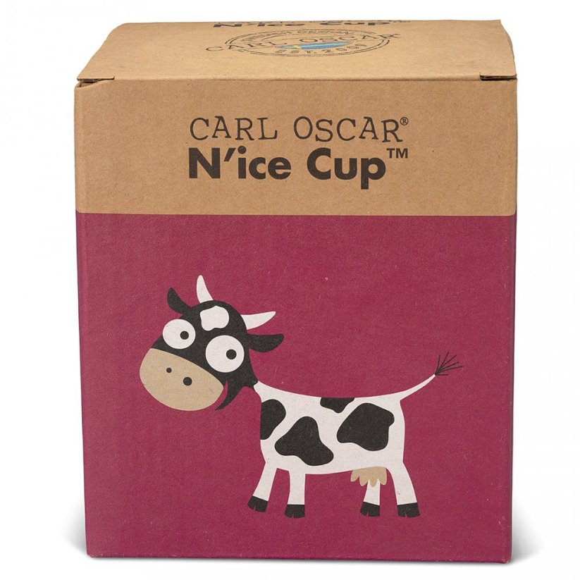 CARL OSCAR N'ICE CUP dóza na jedlo s chladiacim diskom KRAVIČKA ružová