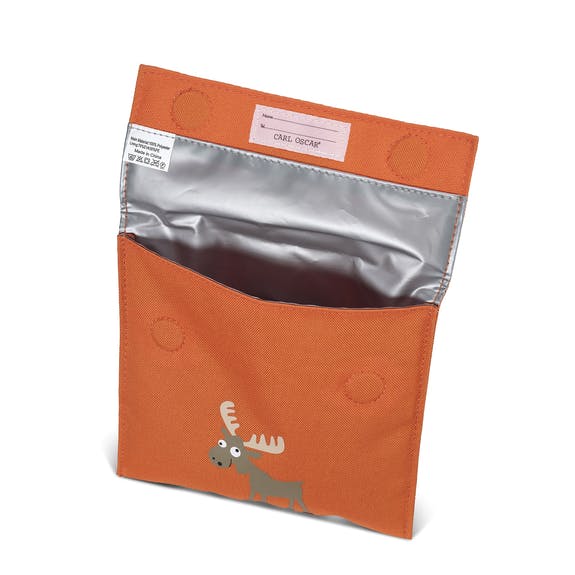 CARL OSCAR PACK N' SNACK™ obal na sendvič a ovocie PAVÚČIK šedá
