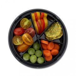CARL OSCAR disk SNACKDISC™ PAVÚČIK šedá | 15 cm