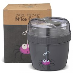 CARL OSCAR N'ICE CUP dóza na jedlo s chladiacim diskom PAVÚČIK šedá