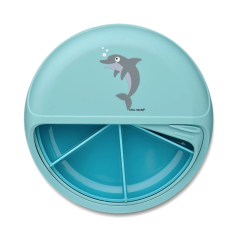 CARL OSCAR disk SNACKDISC™ DELFÍN bledomodrá | 15 cm