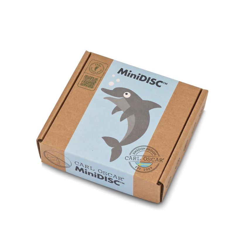 CARL OSCAR disk MINIDISC™ DELFÍN bledomodrá | 12 cm